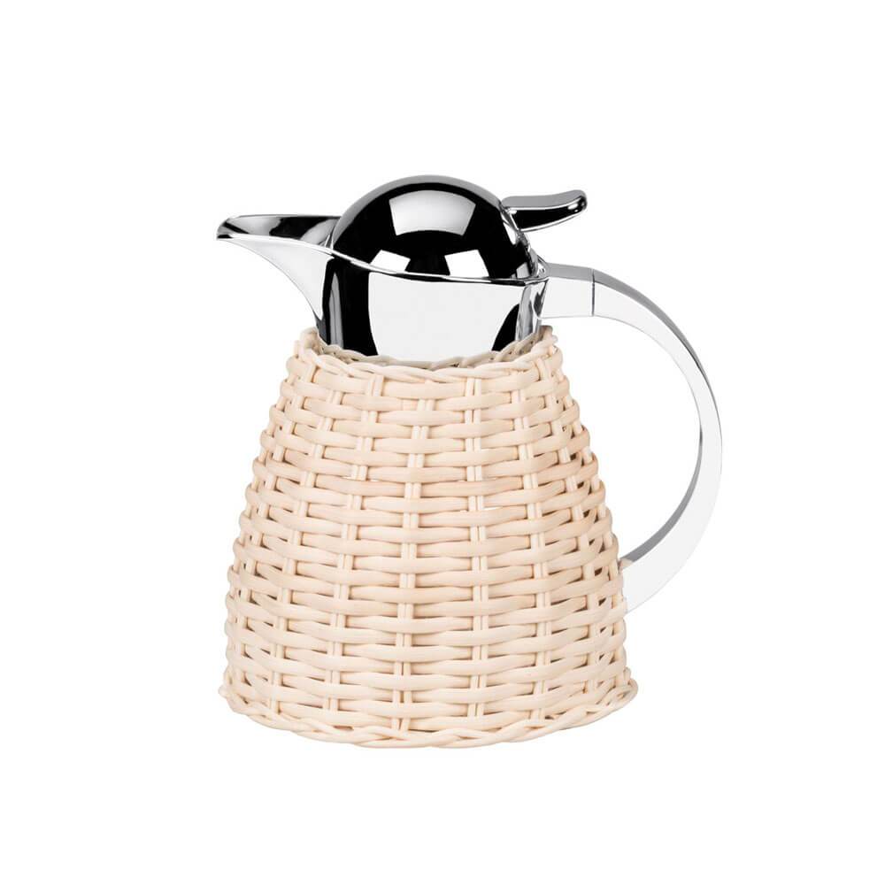 Chantilly Rattan Carafe 0.6 Lt. | Thermos | Natural Rattan Cover