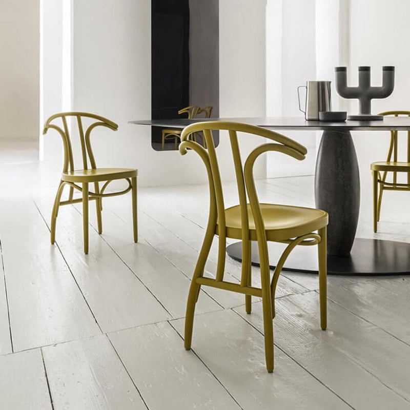 Radetzky | Chair | Curry Yellow Lacquered
