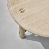 Stilt | Round Coffee Table | Raw Oak