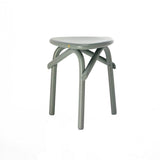 Trio | Low Stool | Stone Grey Lacquered