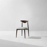 Vicuna | Dining Chair | Upholstered Beige Fabric, Oak Legs