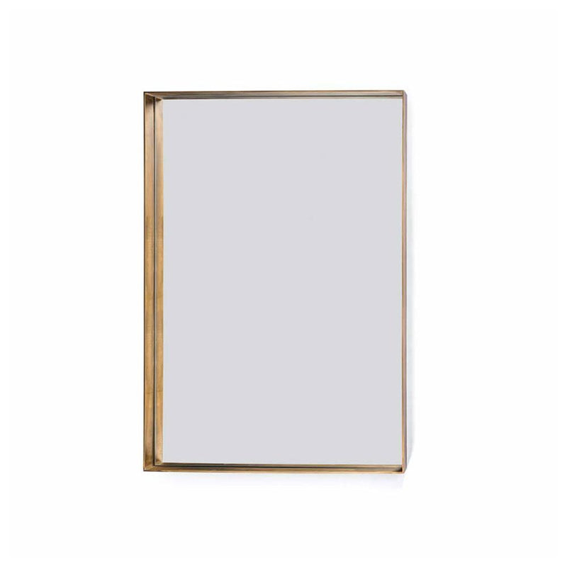 Quadro Medium | Mirror | Burnished Brass Frame