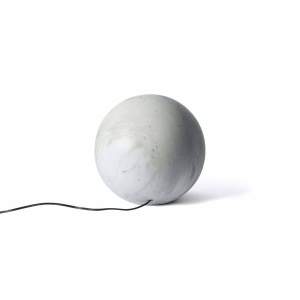 Urano Table/Floor Lamp Bianco Carrara Marble Salvatori by COLLECTIONAL DUBAI