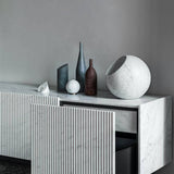 Urano Table/Floor Lamp | Bianco Carrara Marble
