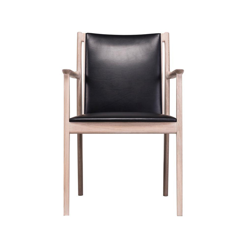 Claude | Dining chair | White oak | Black