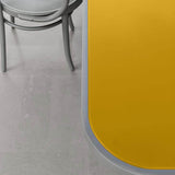 Caryllon Rectangular | Dining Table | Yellow Inlaid, Stone Grey Lacquered