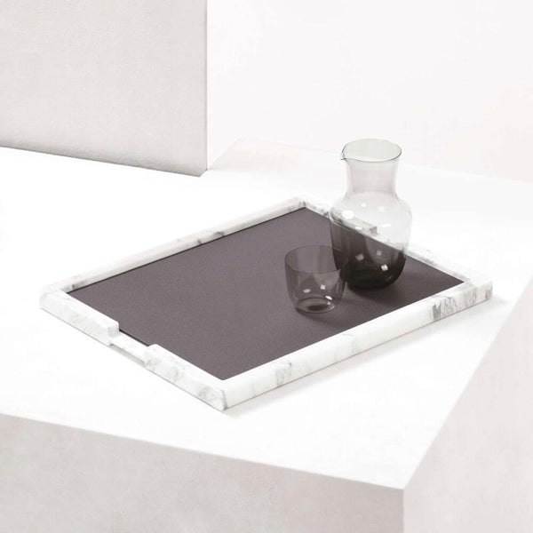 Ettore Rectangular Marble Serving Tray by COLLECTIONAL DUBAI
