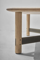 Stilt Square Large | Coffee Table | Raw Oak