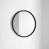 Round XL | Mirror | Charred Black Oak Frame