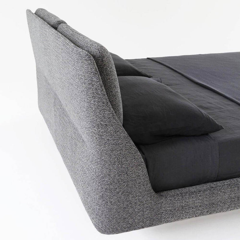 Makura | Bed | Grey Upholstery