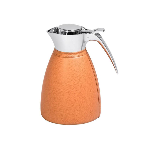 Vincennes Leather Carafe 1.0 Lt Thermos by COLLECTIONAL DUBAI