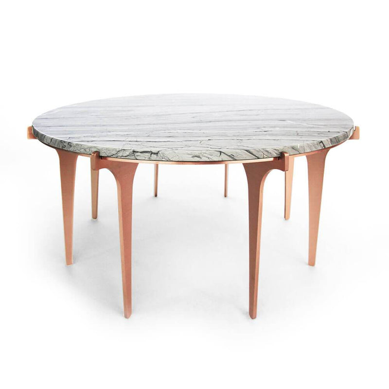 Prong | Round Coffee Table | Copper | Stattuario