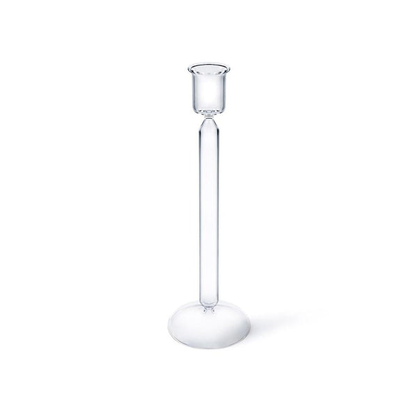Luna High Candle Holder Clear  by COLLECTIONAL DUBAI