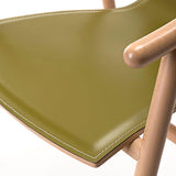Magistretti 03 01 | Chair | Beech Wood, Leather Seat