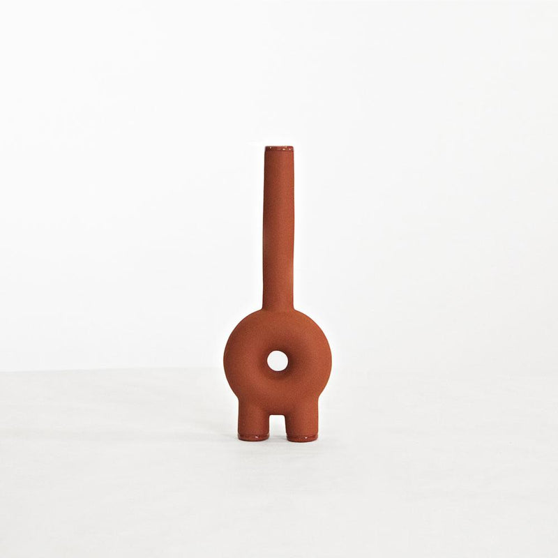 Kumanec | Long Neck Vase | Terracotta