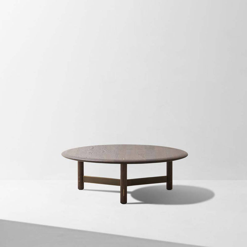 Stilt | Round Small Coffee Table | Ebonized Oak