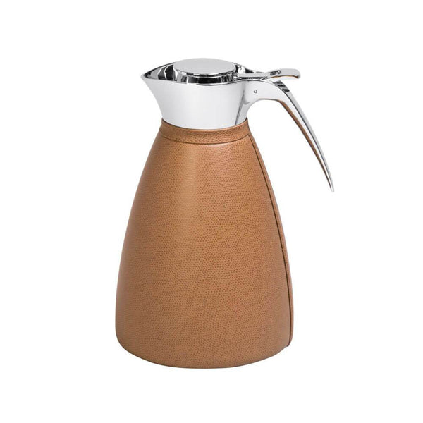 Vincennes Leather Carafe 1.5 Lt thermos by COLLECTIONAL DUBAI