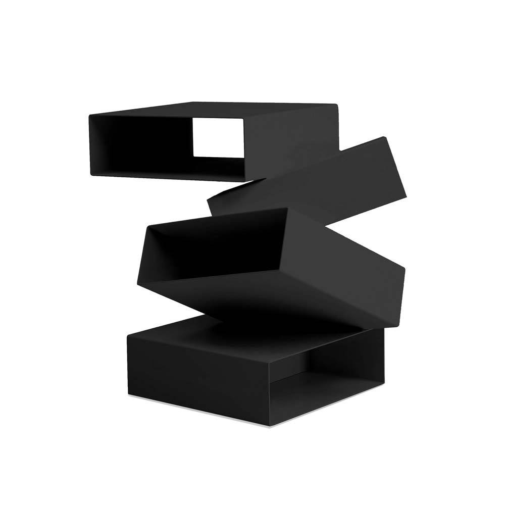 Balancing Boxes | Bedside Table | Black Metal Structure