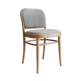 N. 811 | Chair | Stained Beech, Upholstered Grey Seat & Back