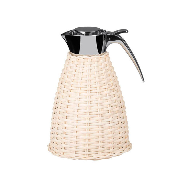 Vincennes Rattan Carafe 1.5 Lt Thermos by COLLECTIONAL DUBAI