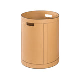 Storage Large With Handles | Basket | Caramel Leather Cover