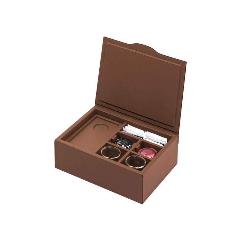 Saint-Germain Small Coffee Organizer | Box | Siena Leather Cover