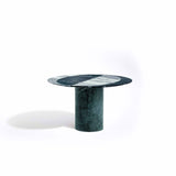 Proiezioni Round With Inlay | Side Table | Green Marble