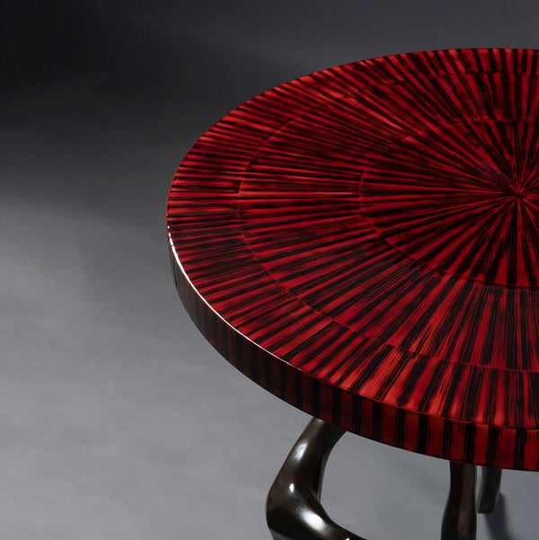 Amaranth Lamp Table by COLLECTIONAL DUBAI