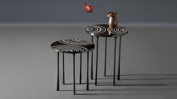 Ammonite Side Tables by COLLECTIONAL DUBAI