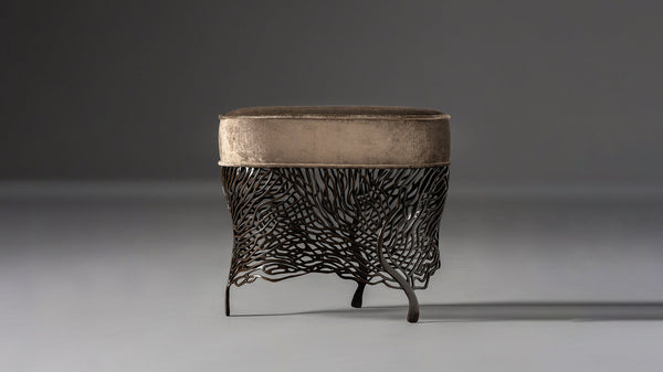 Fan Tabouret Low Stool by COLLECTIONAL DUBAI