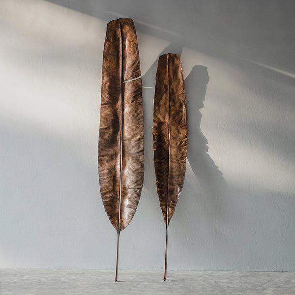Giant Leaves Bronze Decorative Object by COLLECTIONAL DUBAI
