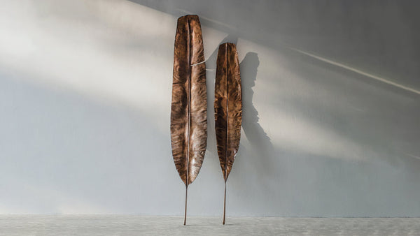 Giant Leaves Bronze Decorative Object by COLLECTIONAL DUBAI