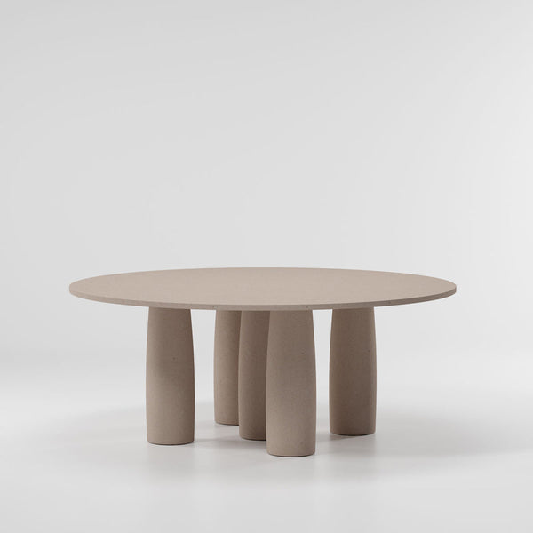 I1 Colonnato Minera Stone Dining Table  Armchair by Collectional