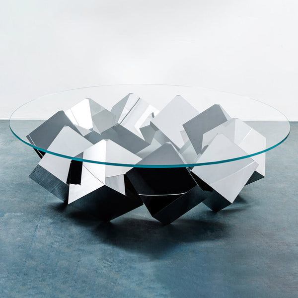 Magic Mirror Round Table by Collectional Dubai