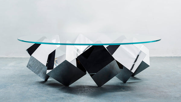 Magic Mirror Round Table by Collectional Dubai