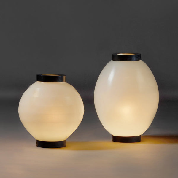 Moon Globe and Moon Faceted Lanterns by COLLECTIONAL DUBAI