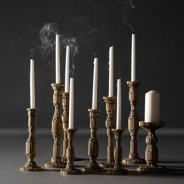 Paglia Candleholders Plate by COLLECTIONAL DUBAI