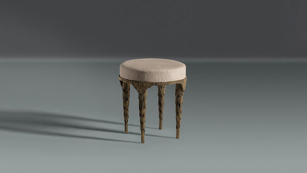 Rye Low Stool by COLLECTIONAL DUBAI